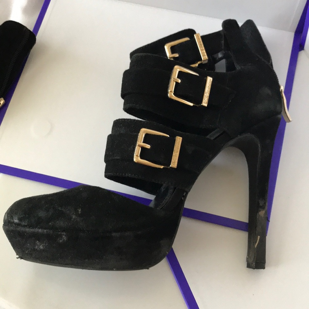 Bcbgeneration Black Suede Boot Heels - image 7